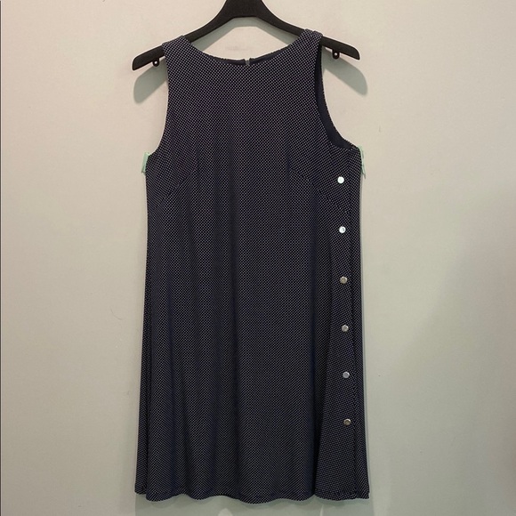 Lauren Ralph Lauren Navy Patterned Dress - Picture 3 of 16
